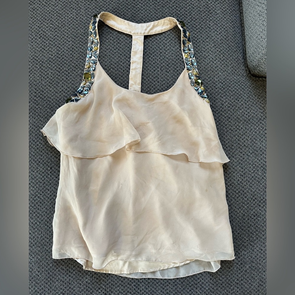 Bebe Rhinestone Top - Picture 2 of 5